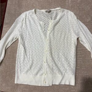 White Lace Cardigan